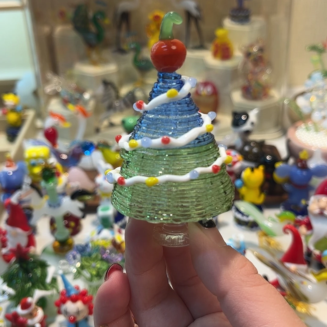手工艺品琉璃圣诞树