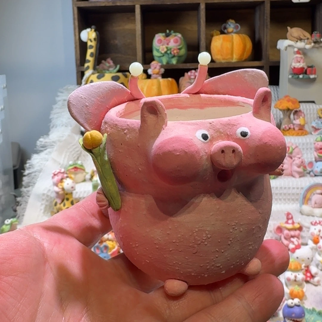 厂家直销手工花盆摆件