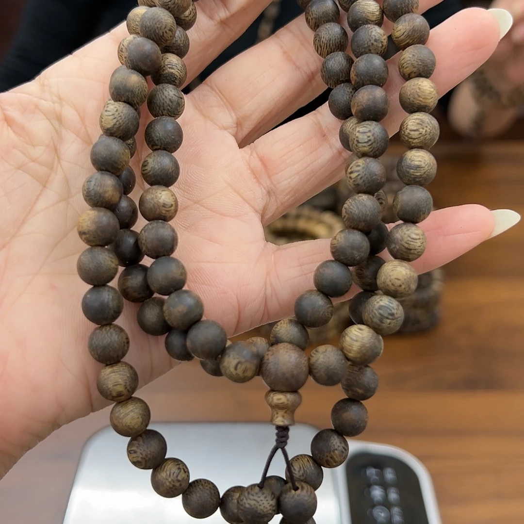 沉香香囊沉香沉香海南张勺子高油0.8圆珠多圈多样性发一26