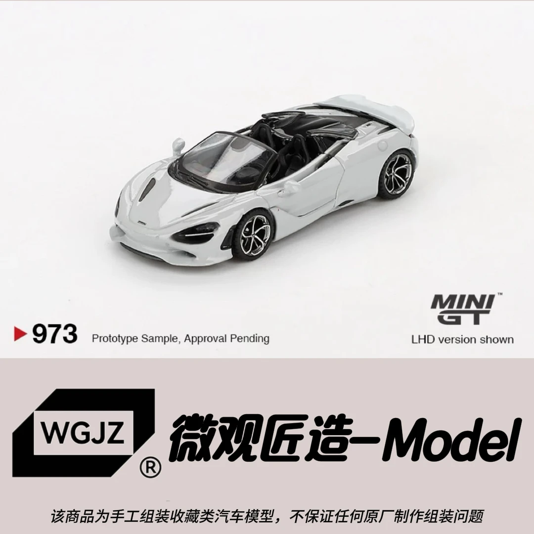 MINIGT 1:64 迈凯伦 750S Spider 灰色 合金车模 编号:973
