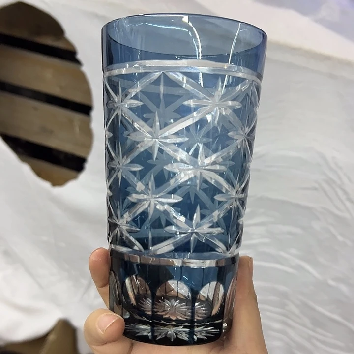 平底款水晶玻璃微瑕一个