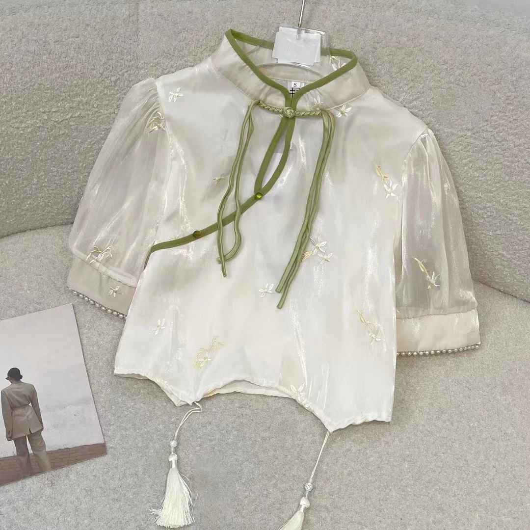 SJ00030新款刺绣上衣