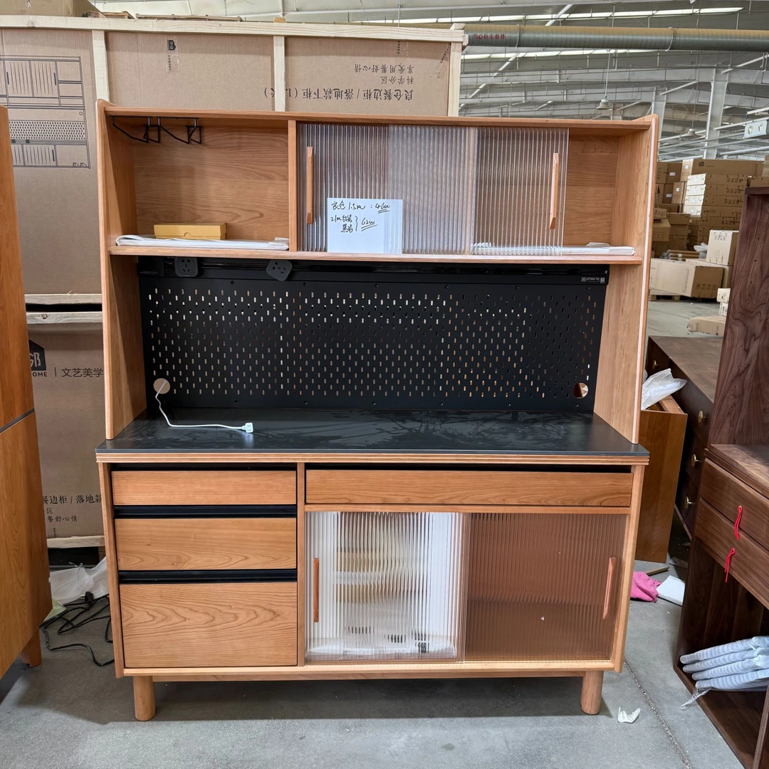 木邻良仓1.5m餐边柜整柜樱桃木实木