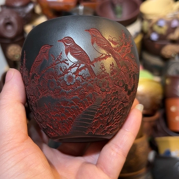 茶杯紫砂宜兴紫砂主人杯