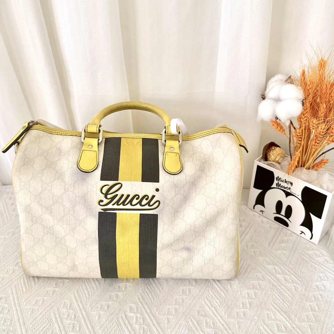 95新 GUCCI/古驰 古驰枕头包 尺寸31*21cm