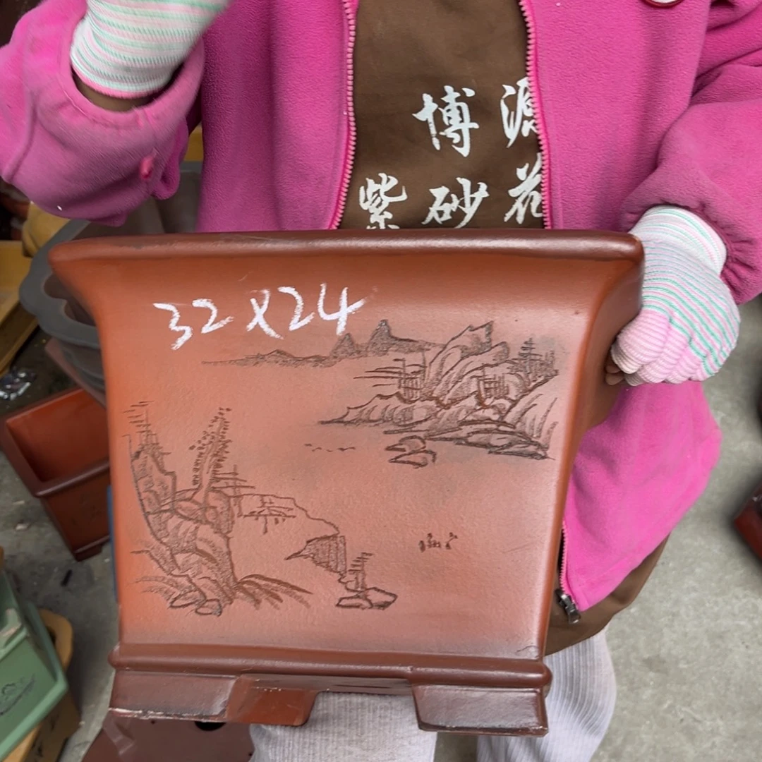 紫砂花盆盆景艺术