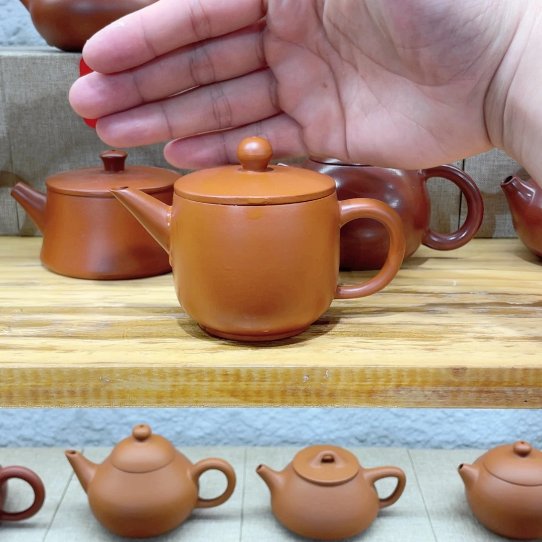 茶壶紫砂莎**呀130毫升汉瓦…全品一套