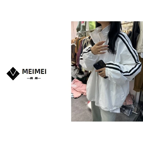 XMM.《蕾丝冲锋衣》春季新款时尚百搭洋气休闲小众蕾丝冲锋衣-50056