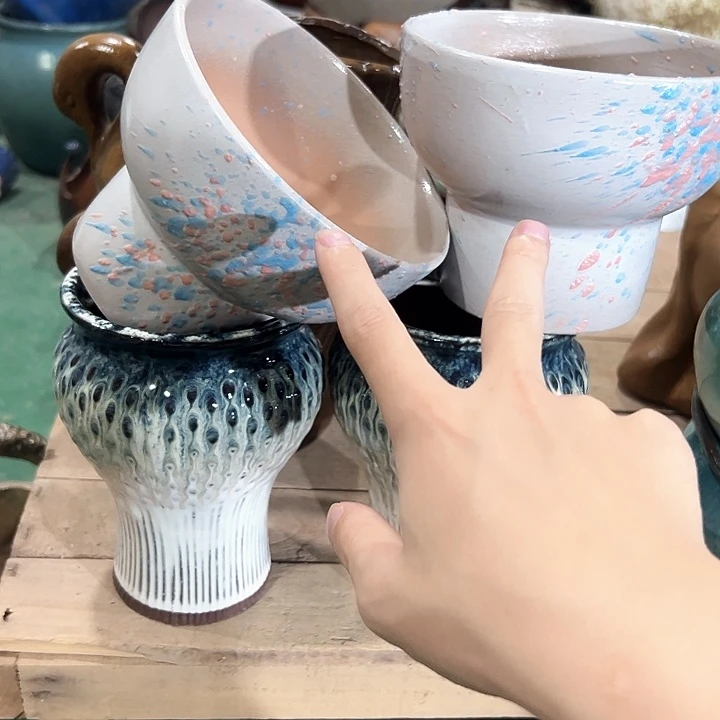 段泥花盆次品颜色随机发