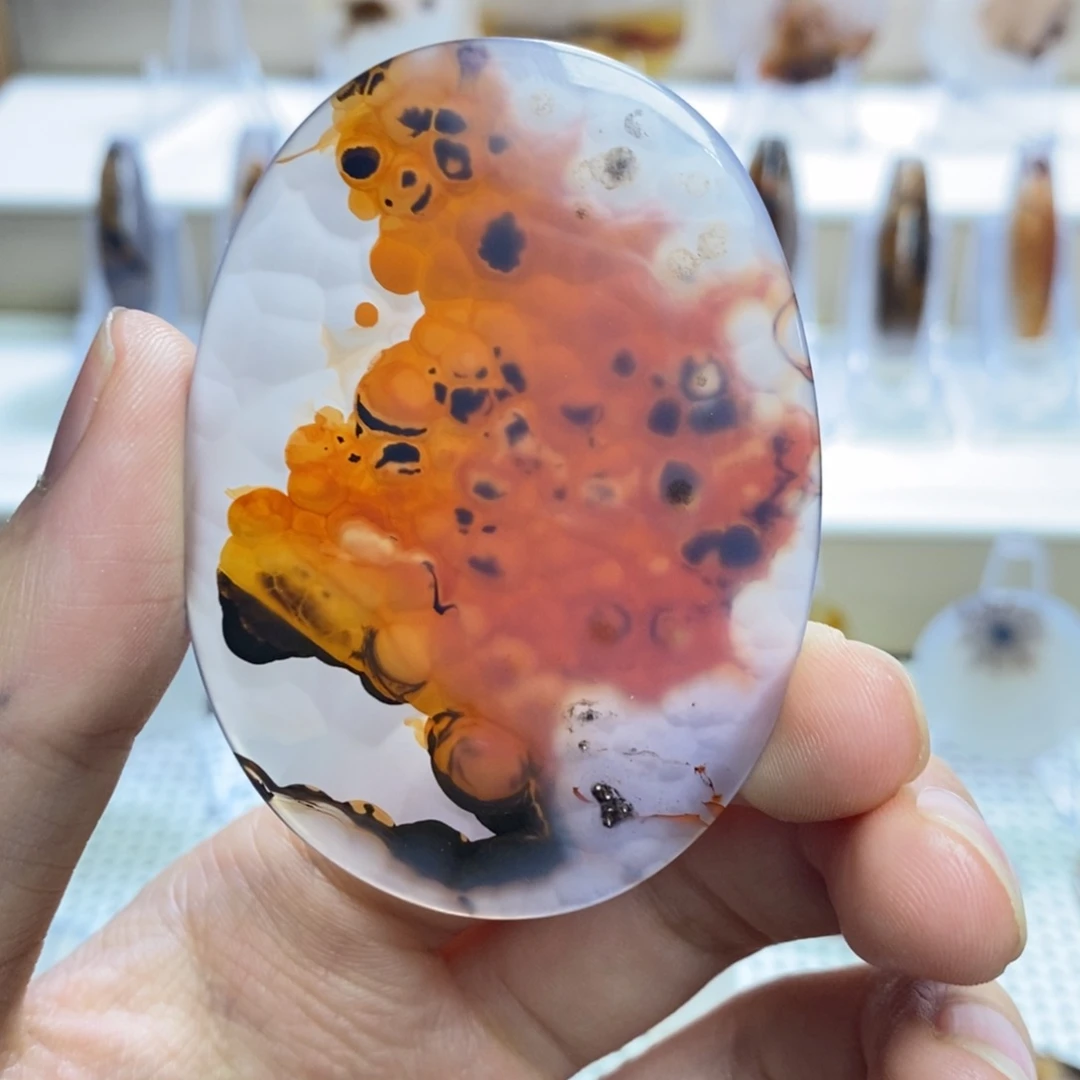 玛瑙/玉髓未镶嵌吊坠(不含链)