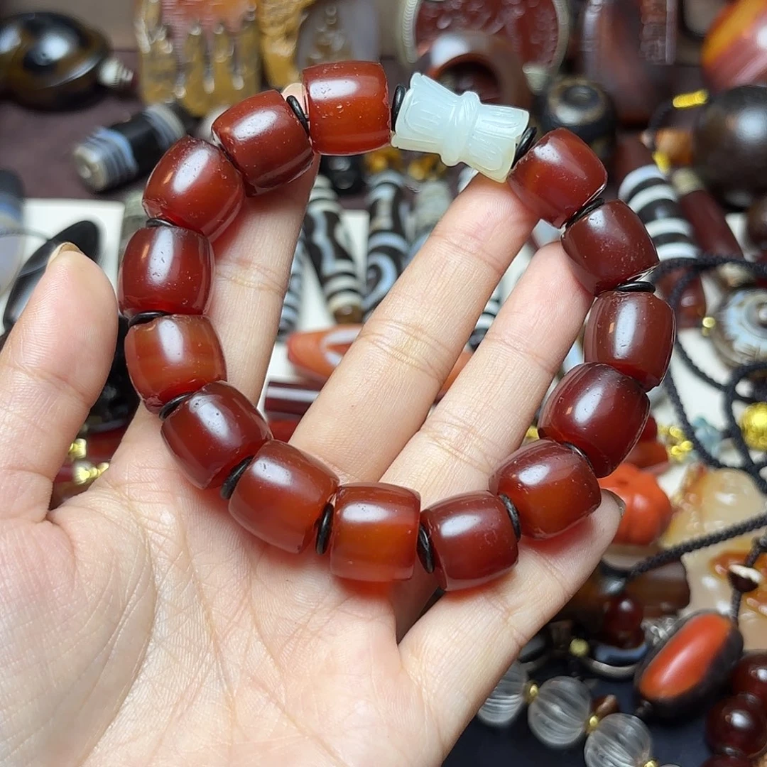 玛瑙/玉髓未镶嵌手链