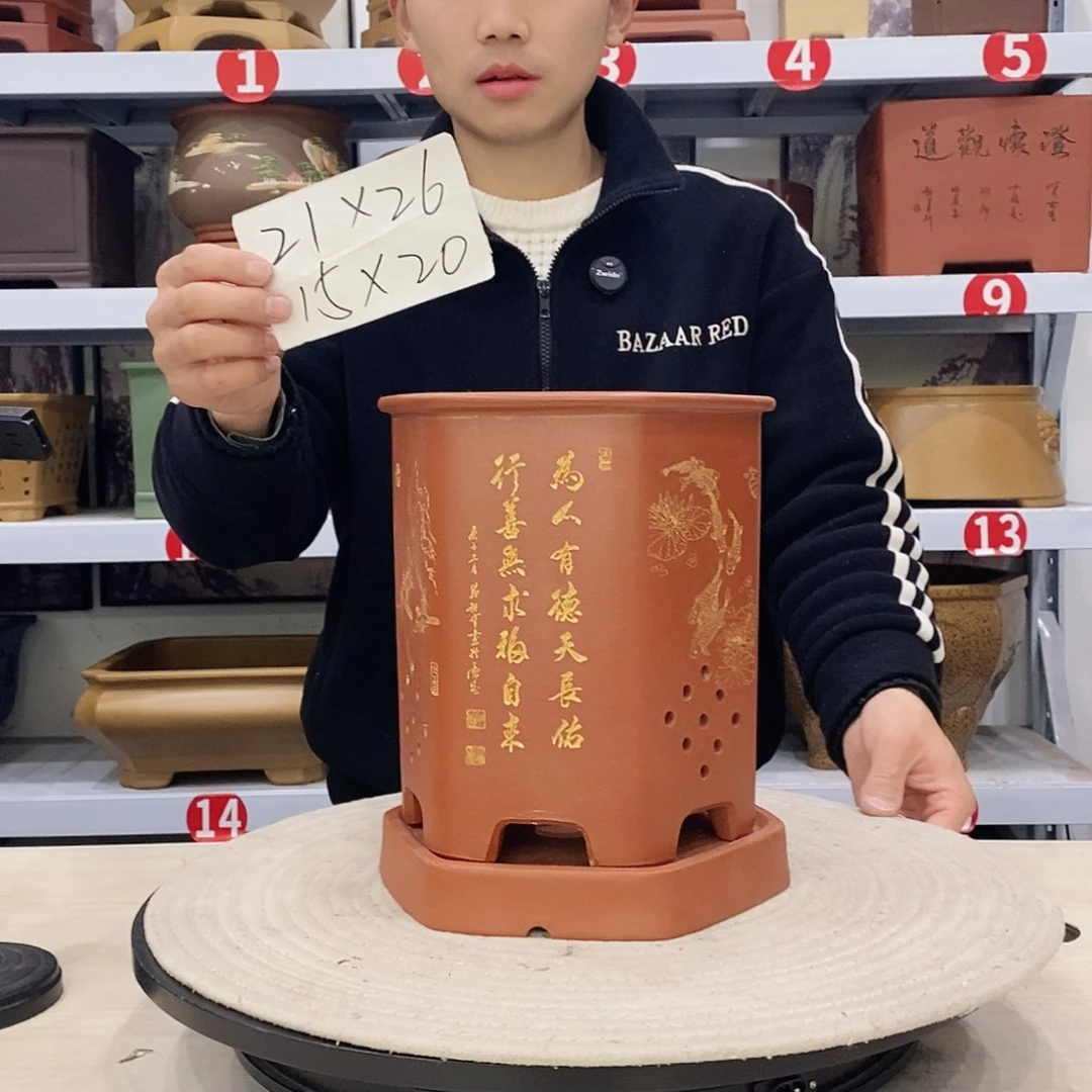 紫砂花盆紫砂艺术