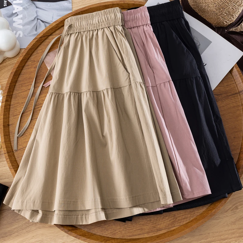 2025短裤阔腿宽松韩版镂空女士短裤裤显瘦时尚夏季A字