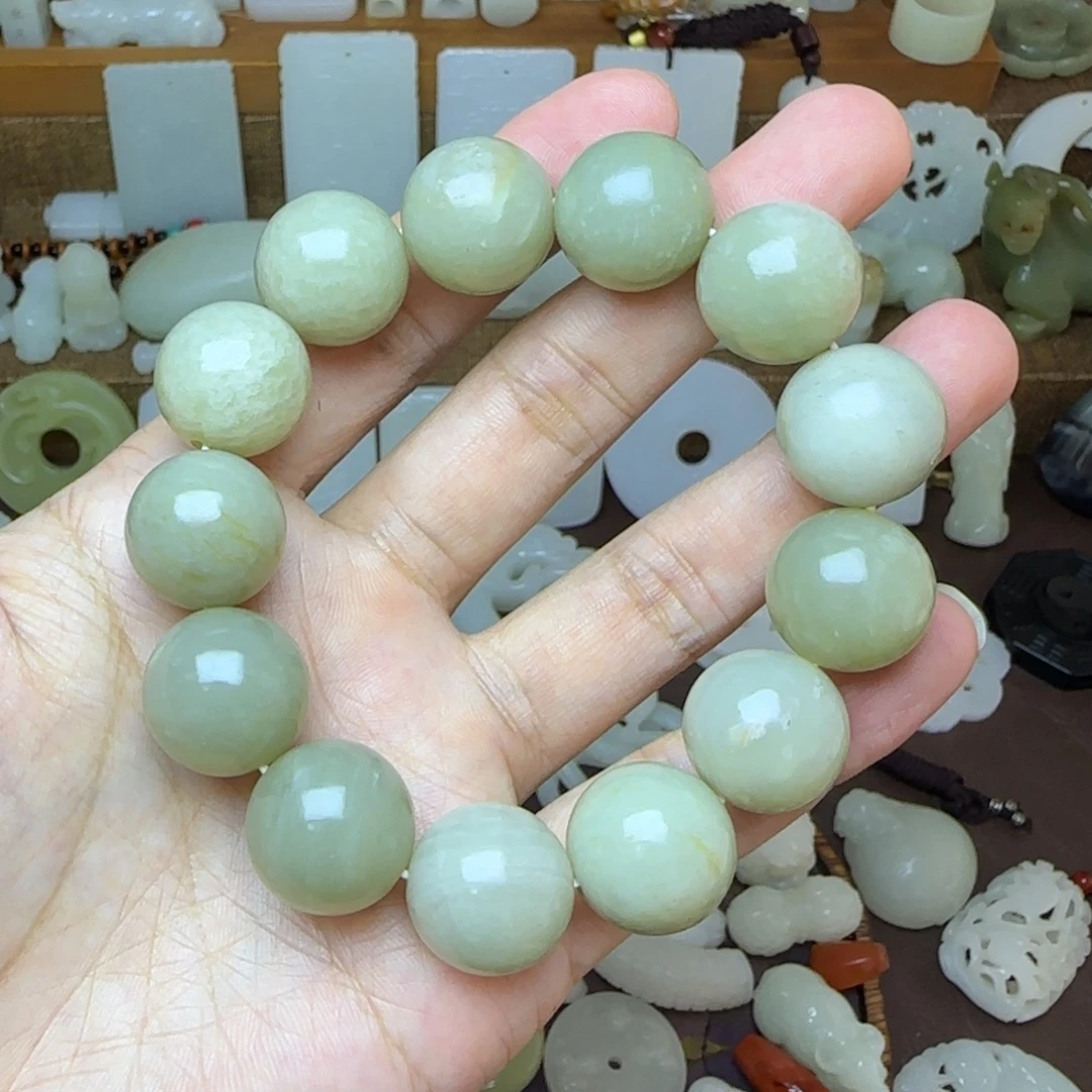 和田玉未镶嵌挂件卡18