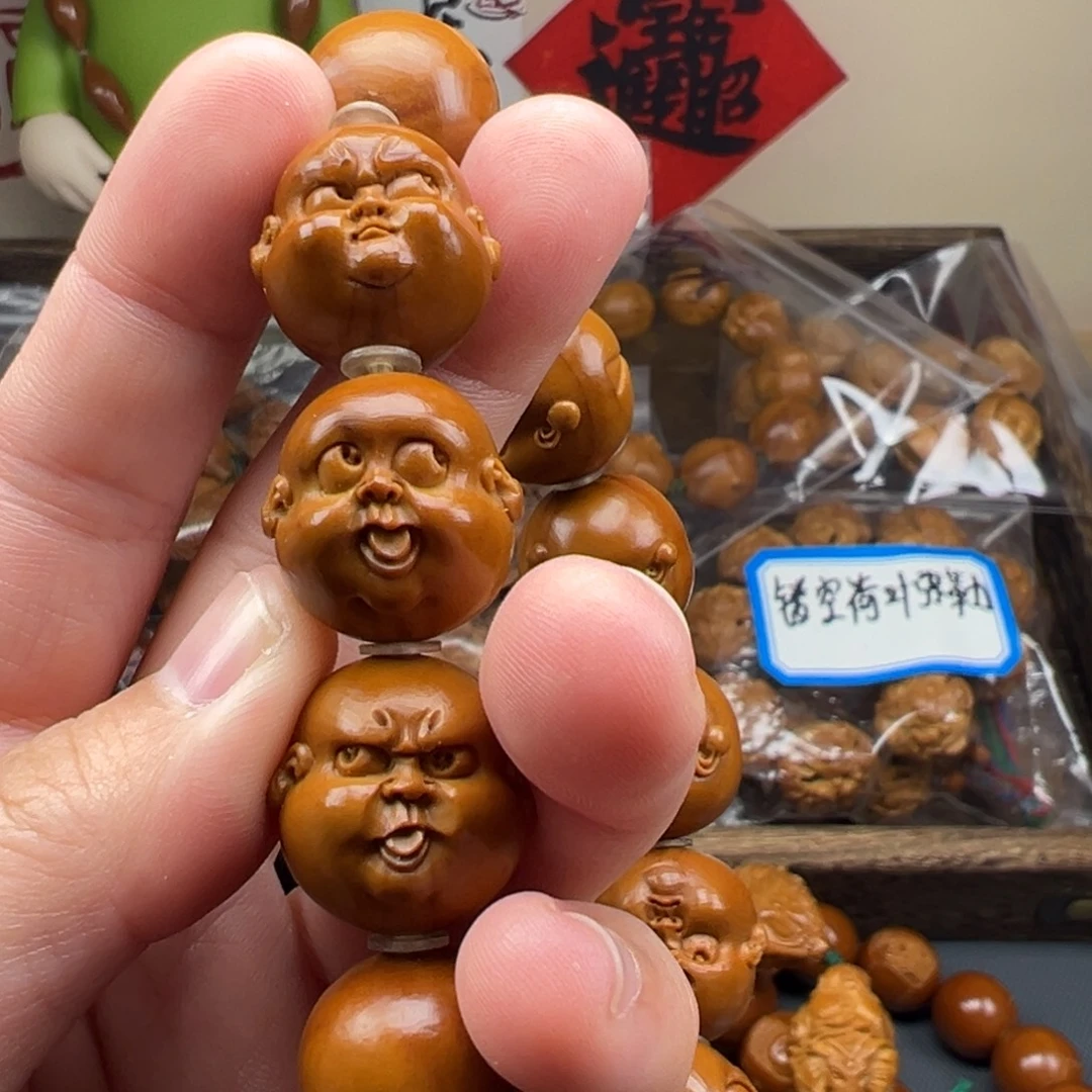 橄榄核手串/手链童趣百态