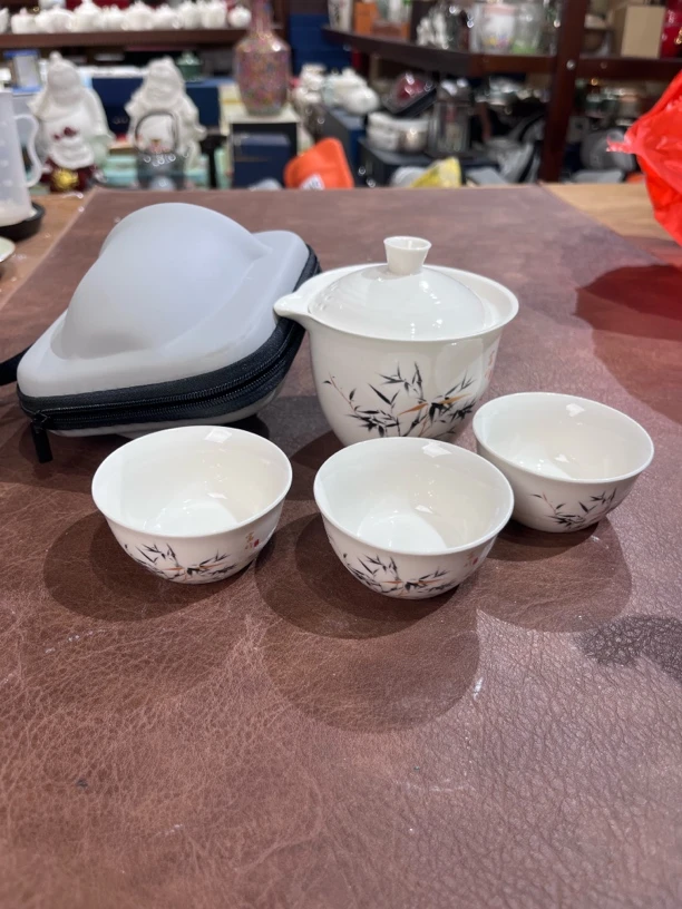 a 165富竹一壶三杯旅行茶具
