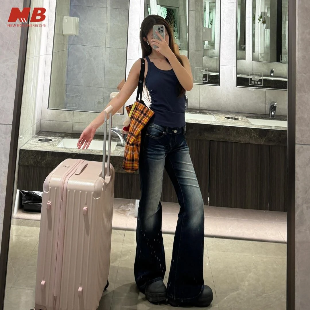 新百伦【奥莱清仓】大容量旅行箱行李箱女生28寸学生上学旅游拉链