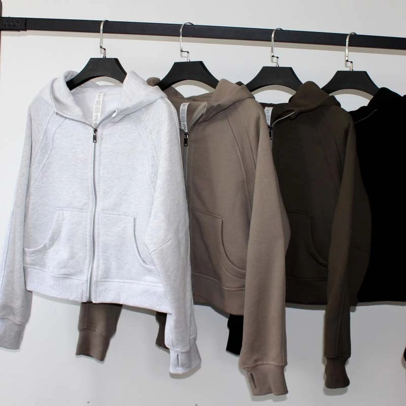 短款拉链外套开衫卫衣女士运动休闲风韩版百搭宽松连帽0820长袖