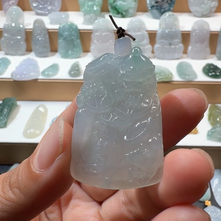 翡翠未镶嵌项链翡翠