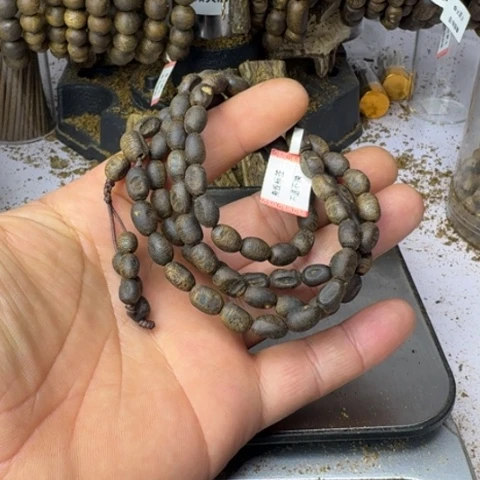 沉香手串大*绿奇楠沉香沉水21g