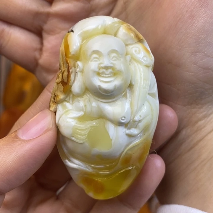 定制琥珀琥珀蜜蜡吊坠