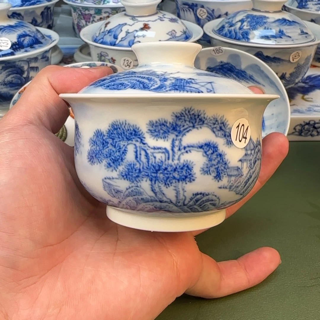 彦祖纯手工手绘茶具104