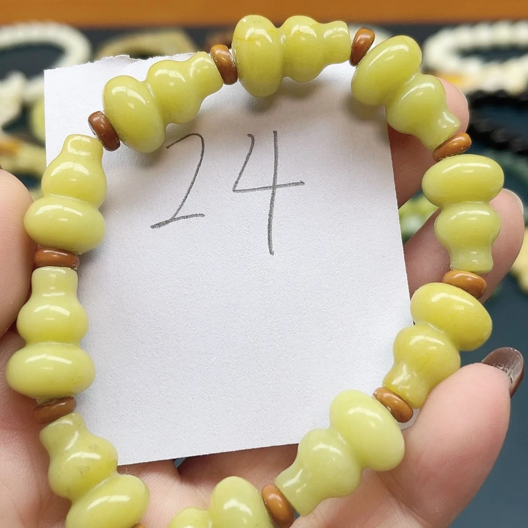 未镶嵌蛇纹石玉手串