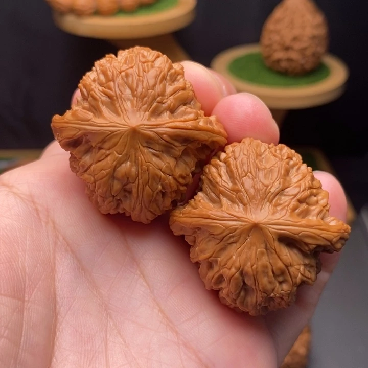 文玩核桃把件磨盘39