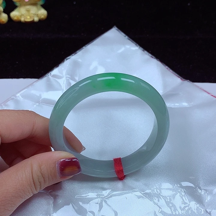 未镶嵌手镯翡翠圈口53