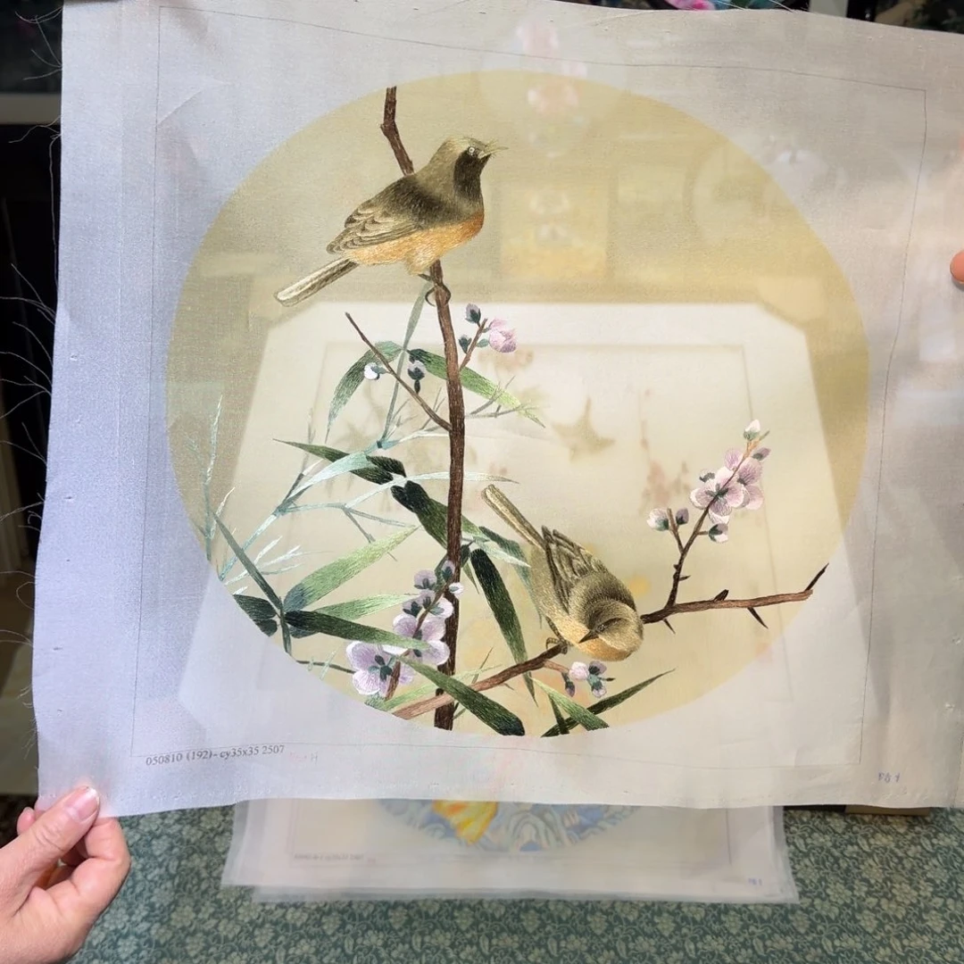 用***6刺绣手工苏绣工艺