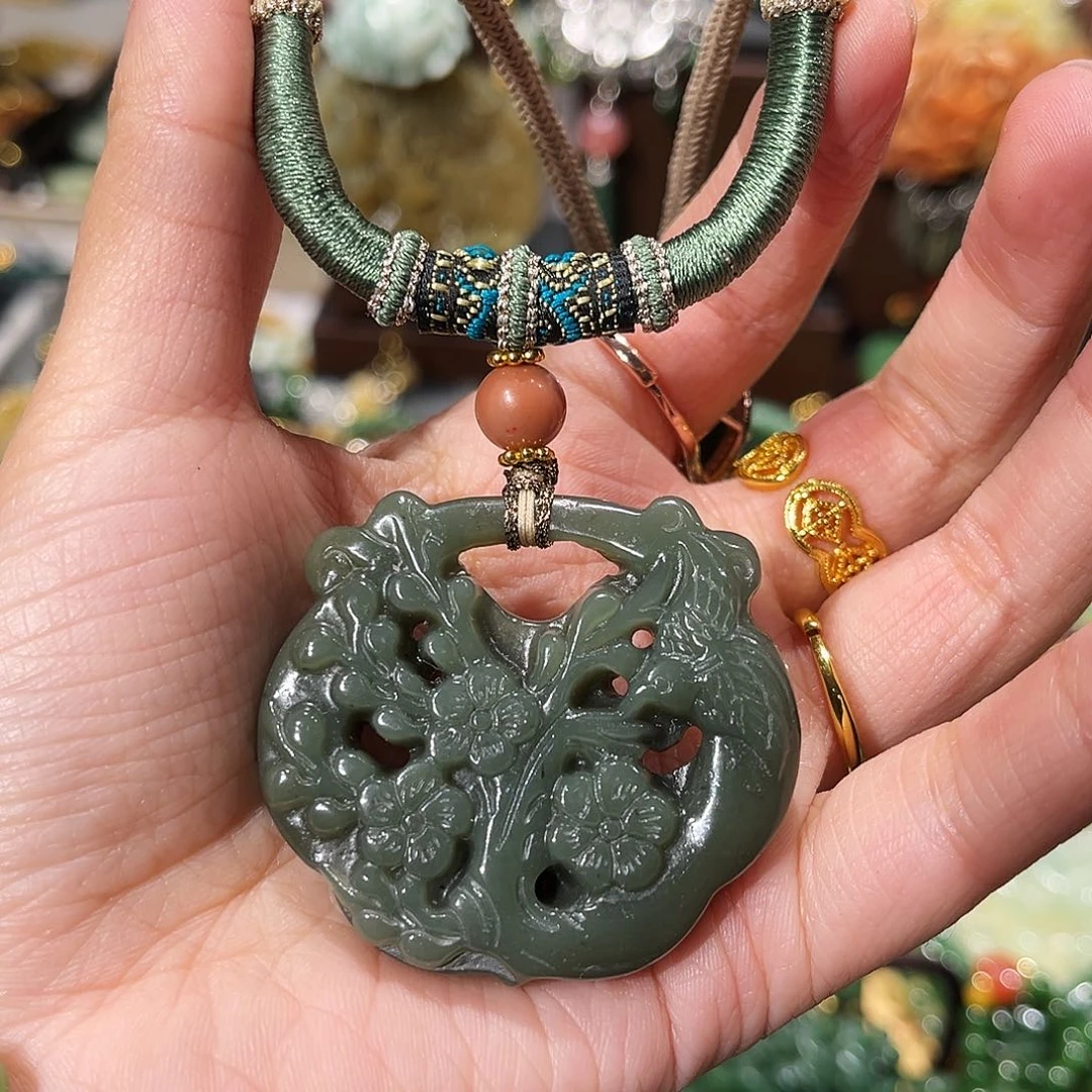 未镶嵌岫玉毛衣链