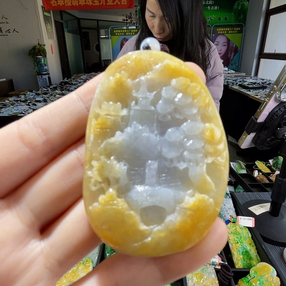 颈饰未镶嵌翡翠翡翠