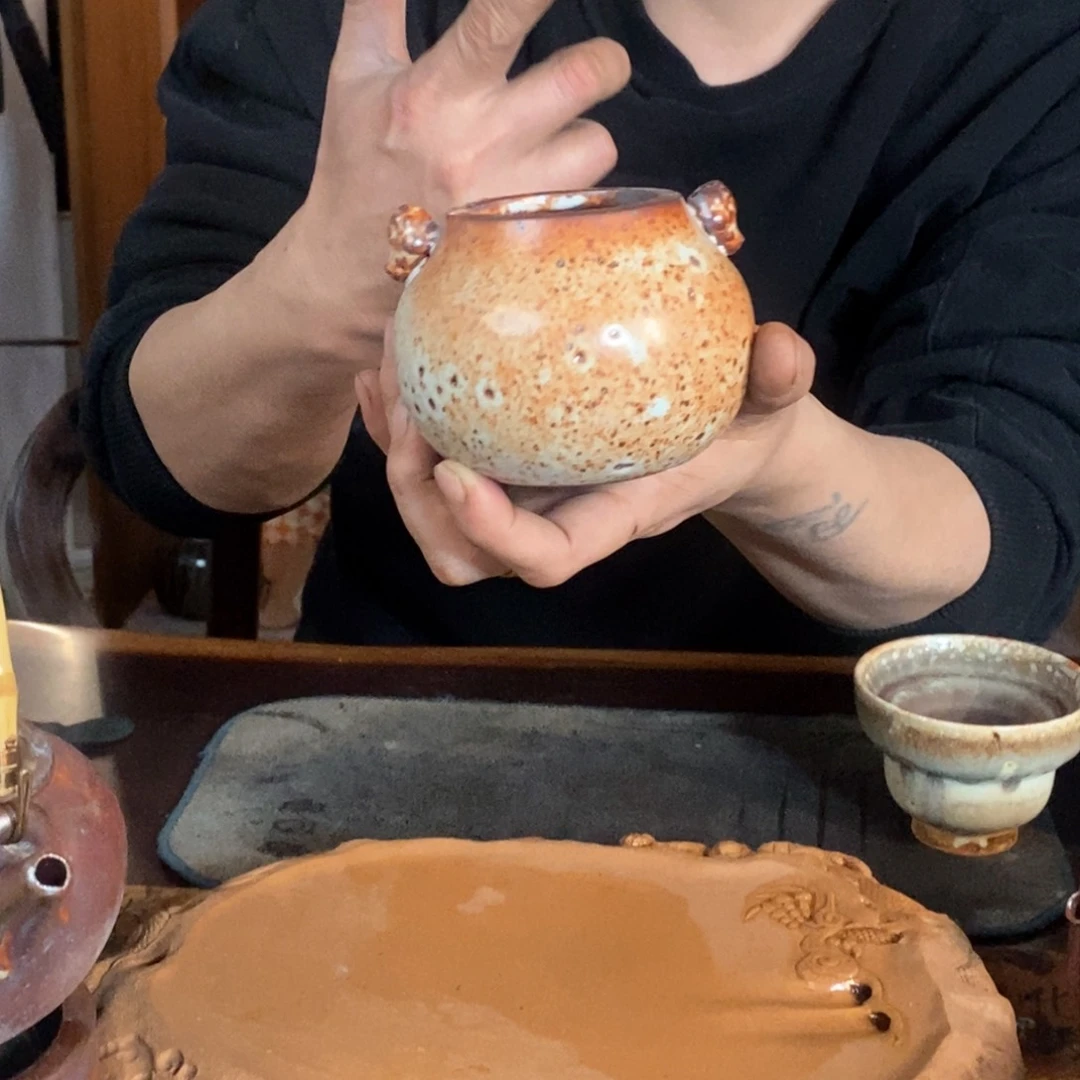 紫砂柴烧紫砂茶具