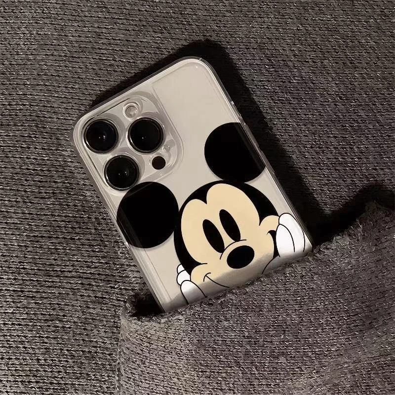 新款托脸米奇适用苹果15promax手机壳iPhone14卡通1312软壳11防摔