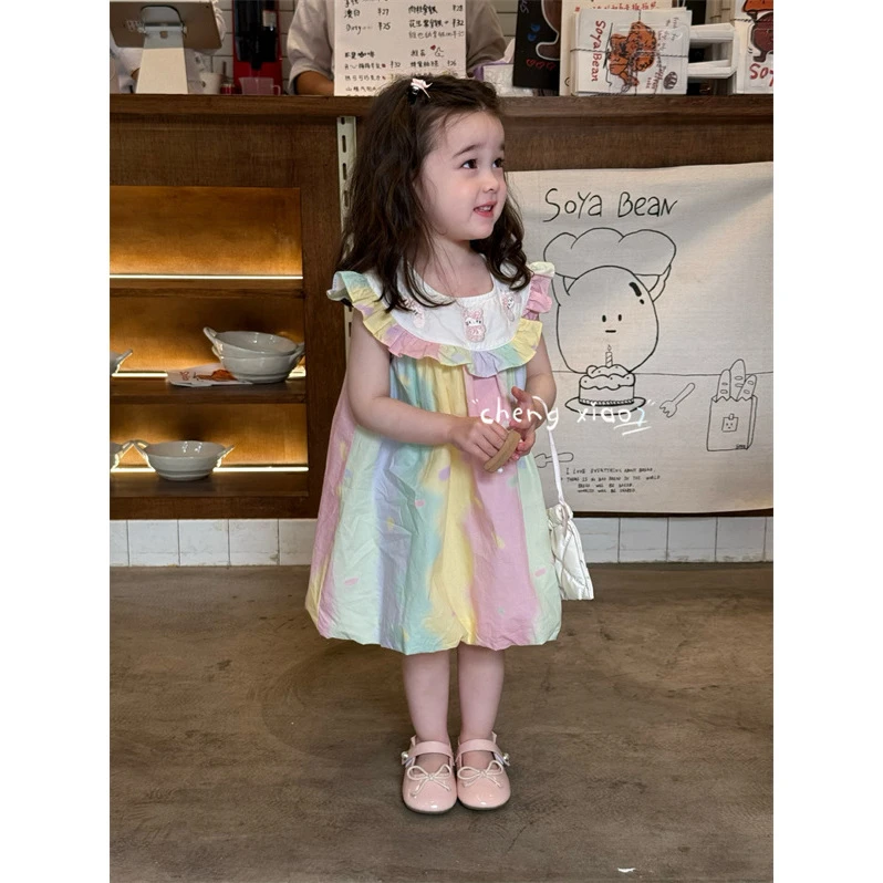 AC340~橙小7·25夏~彩色连衣裙XQ5367