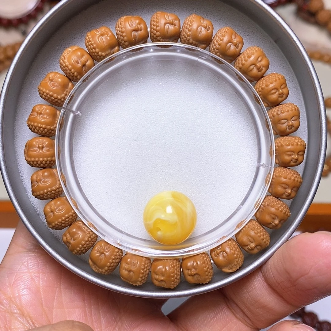 猴头核桃手串精工小宝宝佛尺寸10左右全品+配饰