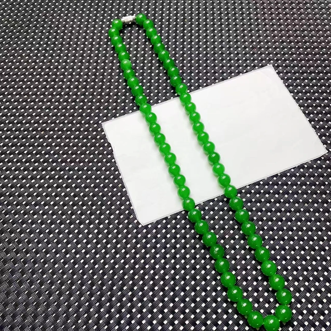 [石矿]A1504绿色系项链8M