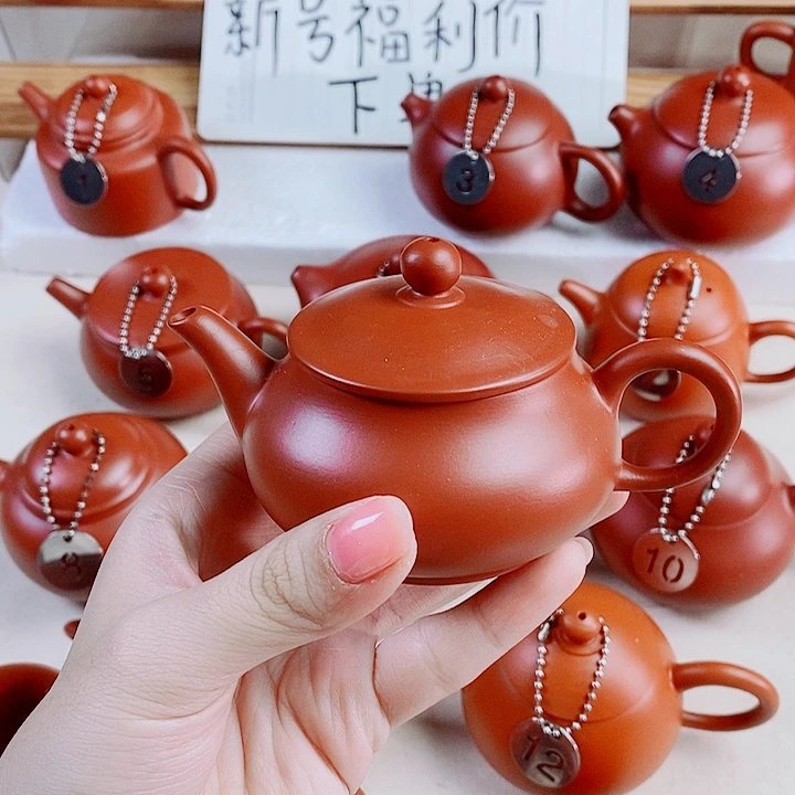 潮州朱泥壶明炉110 微瑕