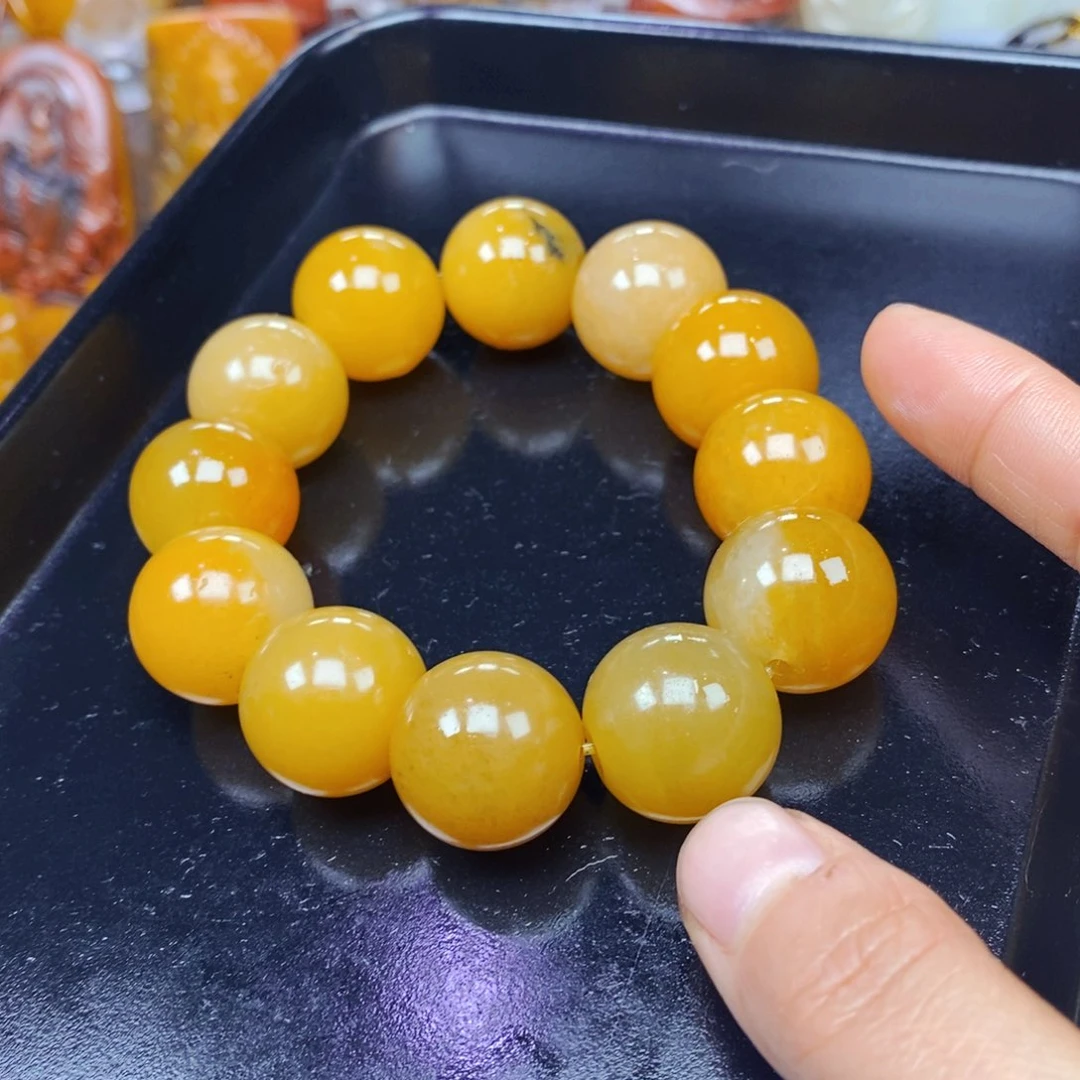 石英质玉（黄龙玉）未镶嵌吊坠(不含链)