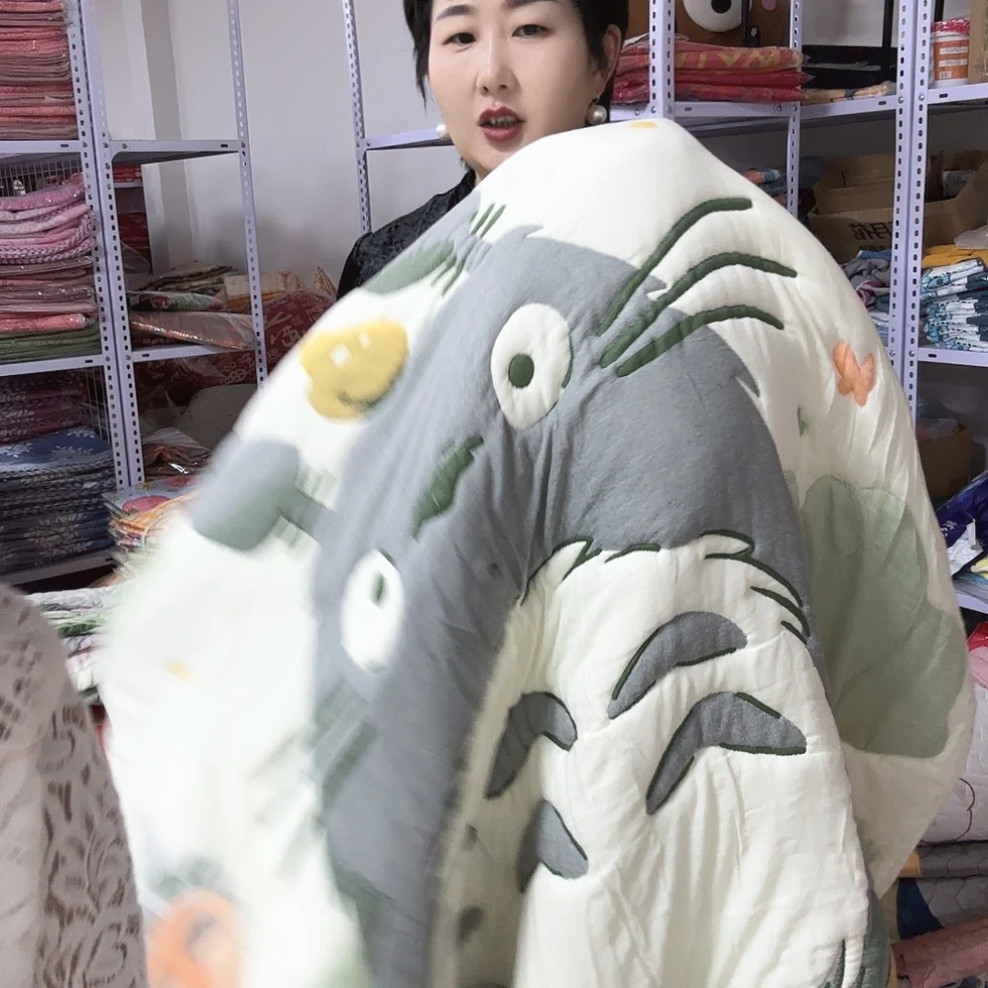 马小胖泡芙被单人龙猫