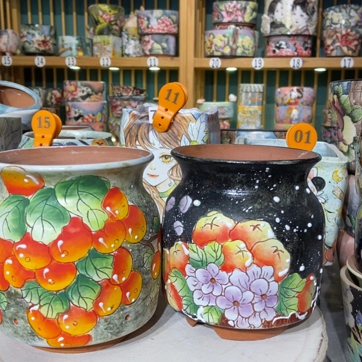 红陶景德镇艺术手绘作品