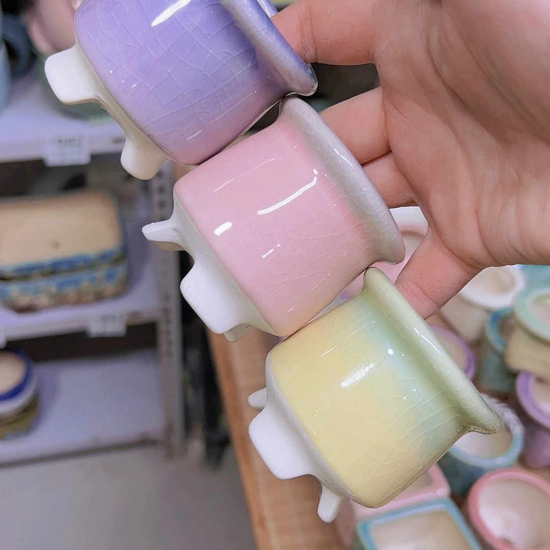 红陶陶瓷花盆当场满12包邮