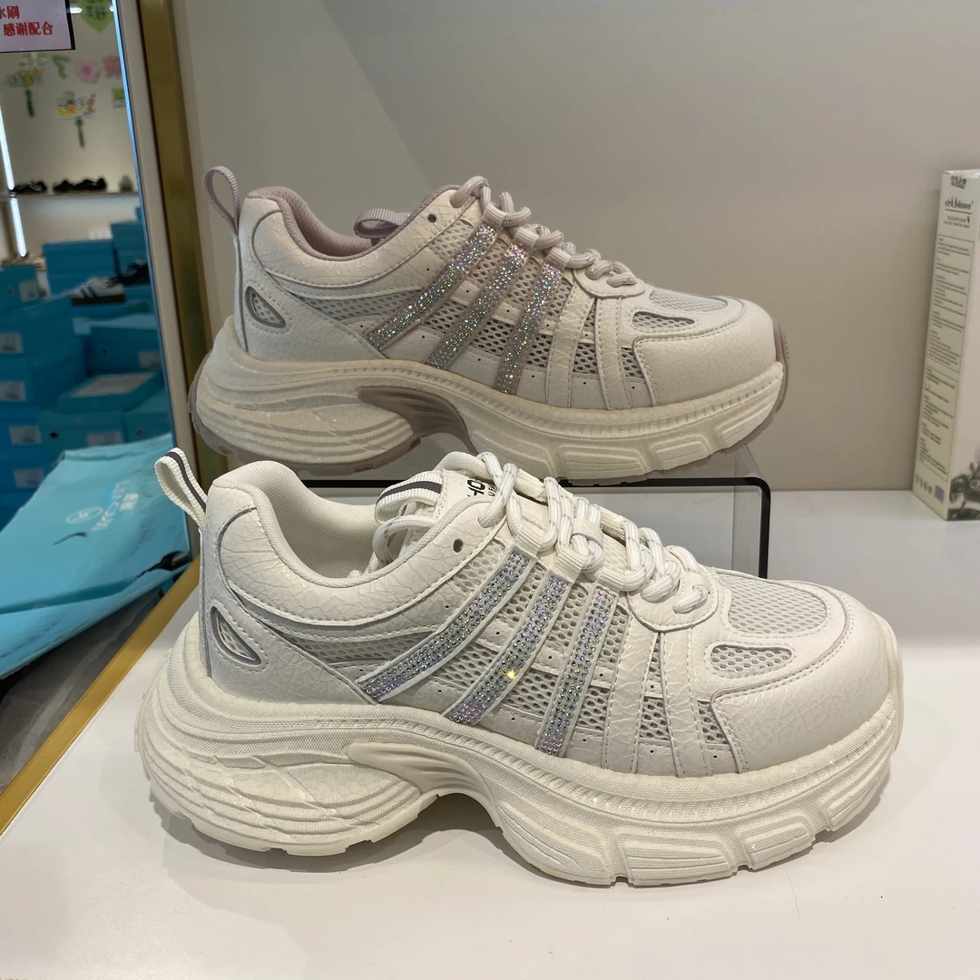 5050厚底透气夏季时尚休闲运动鞋网面增高百搭新款