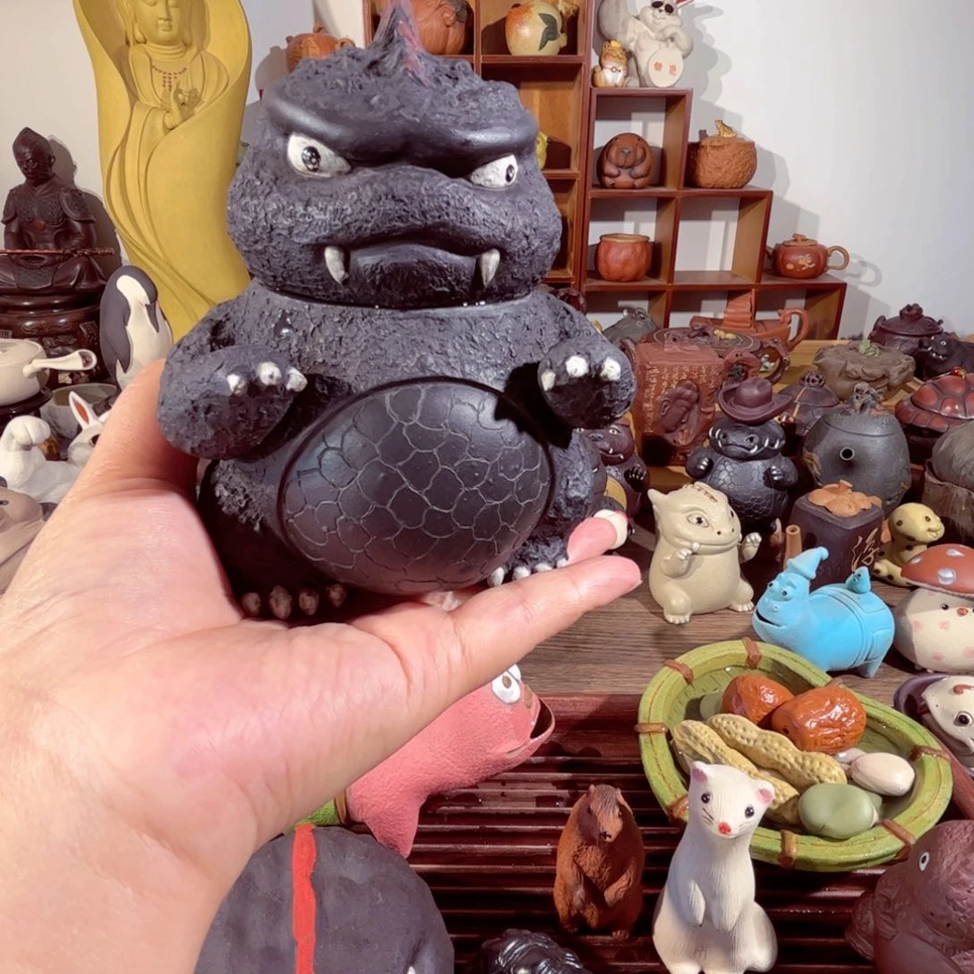 紫砂茶壶天****肉纯手工制作过程非常