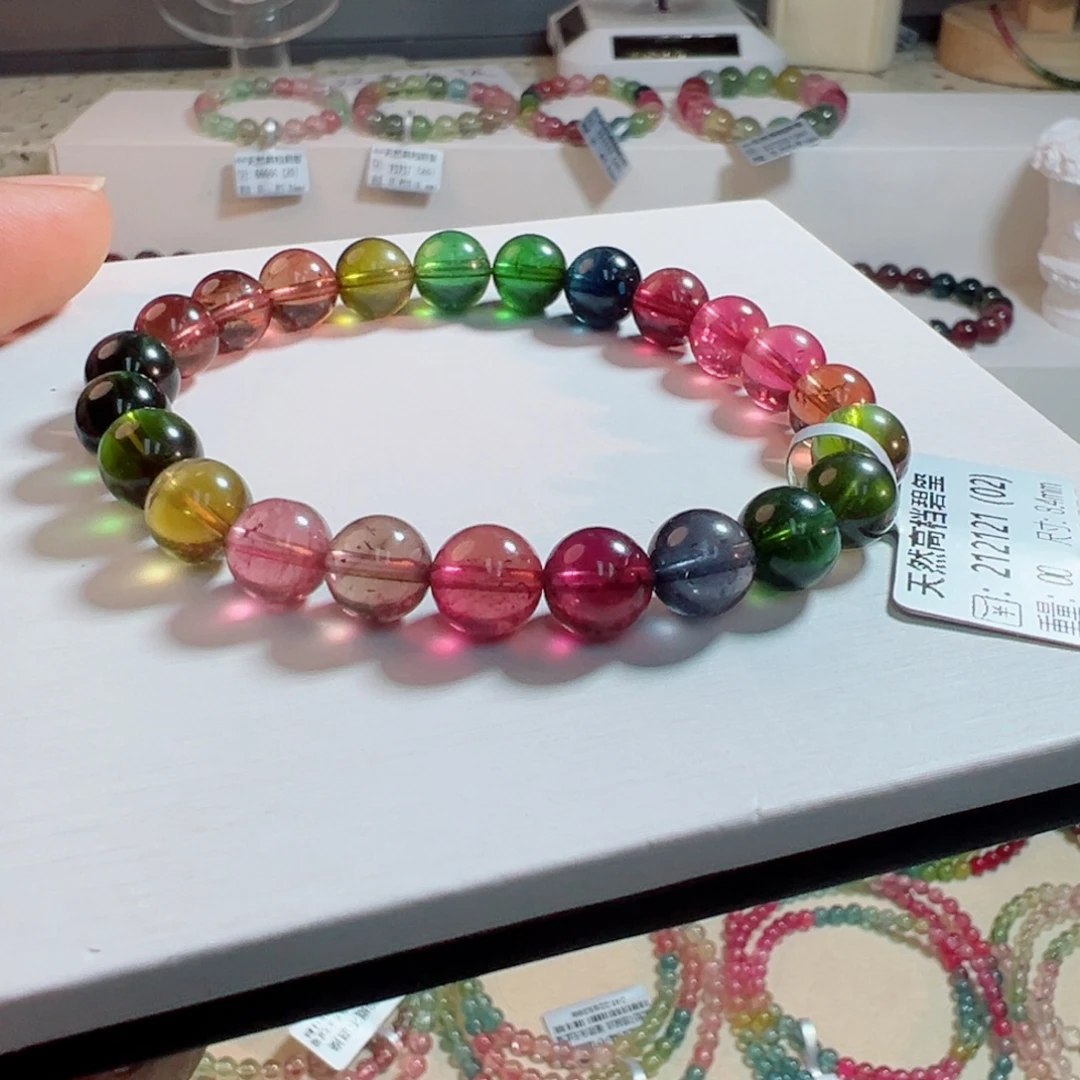 未镶嵌手链碧玺碧玺