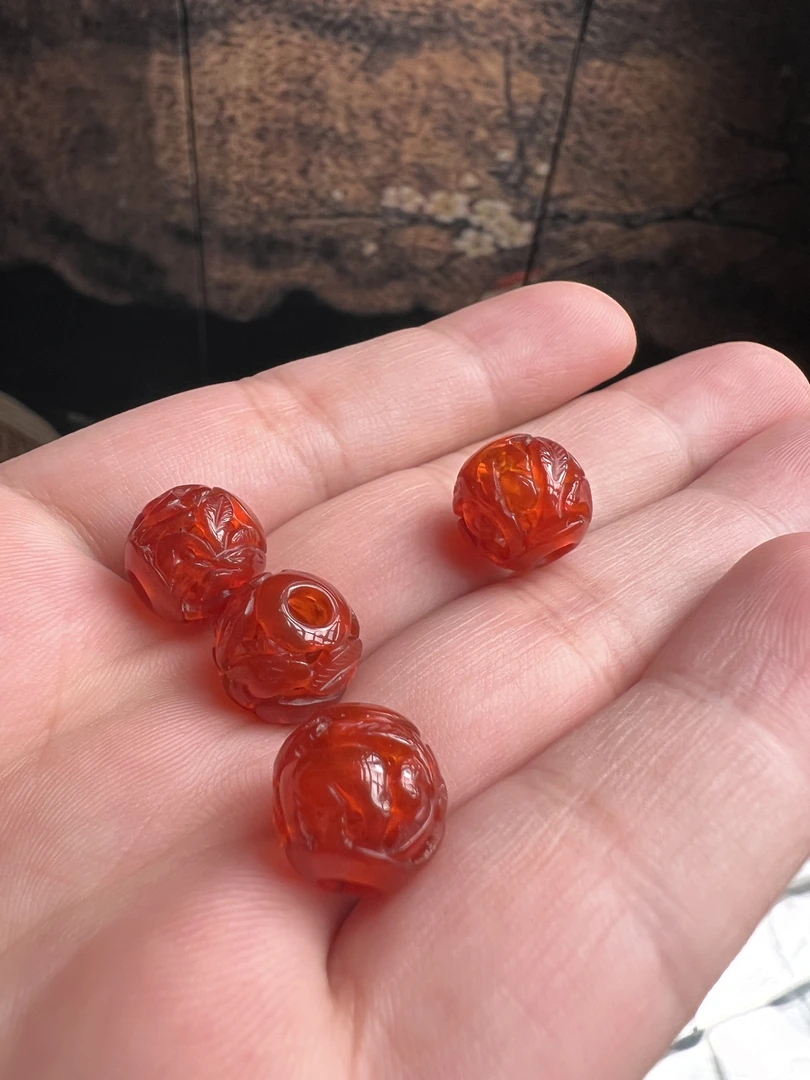 老玛瑙镂空珠子多样性发一