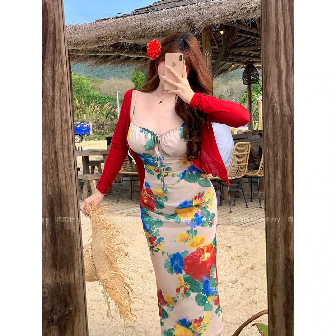 MengFairy【显高小技巧】夏季百搭纯色时尚修身短款显瘦小开衫4476M