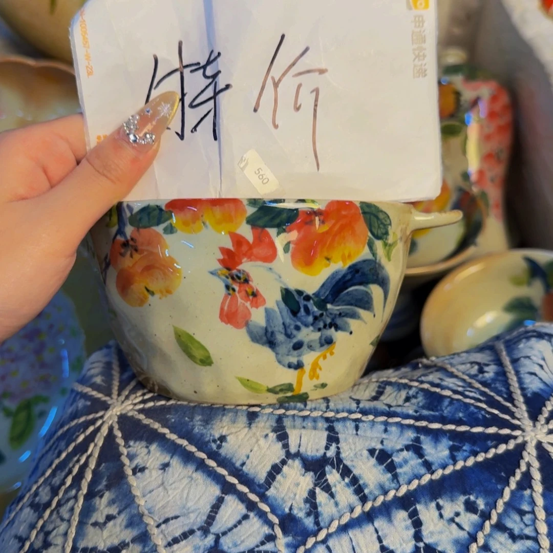 瓷片景德镇陶瓷手工手绘