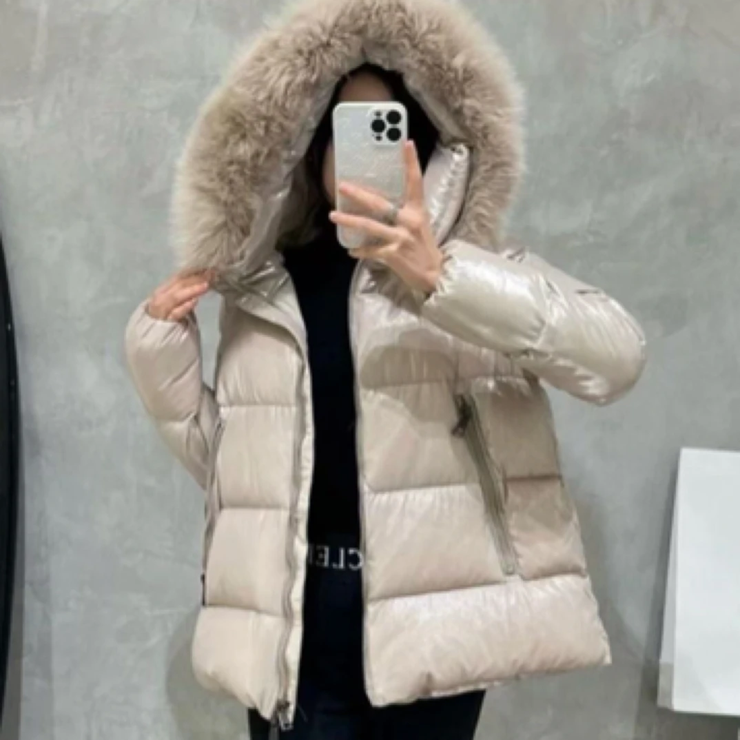 99新 MONCLER A8494 moncler 豆沙色 羽绒服 99新 3码