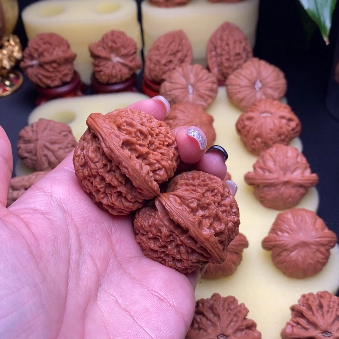 把件文玩核桃勇*小三角球疆41➕精配